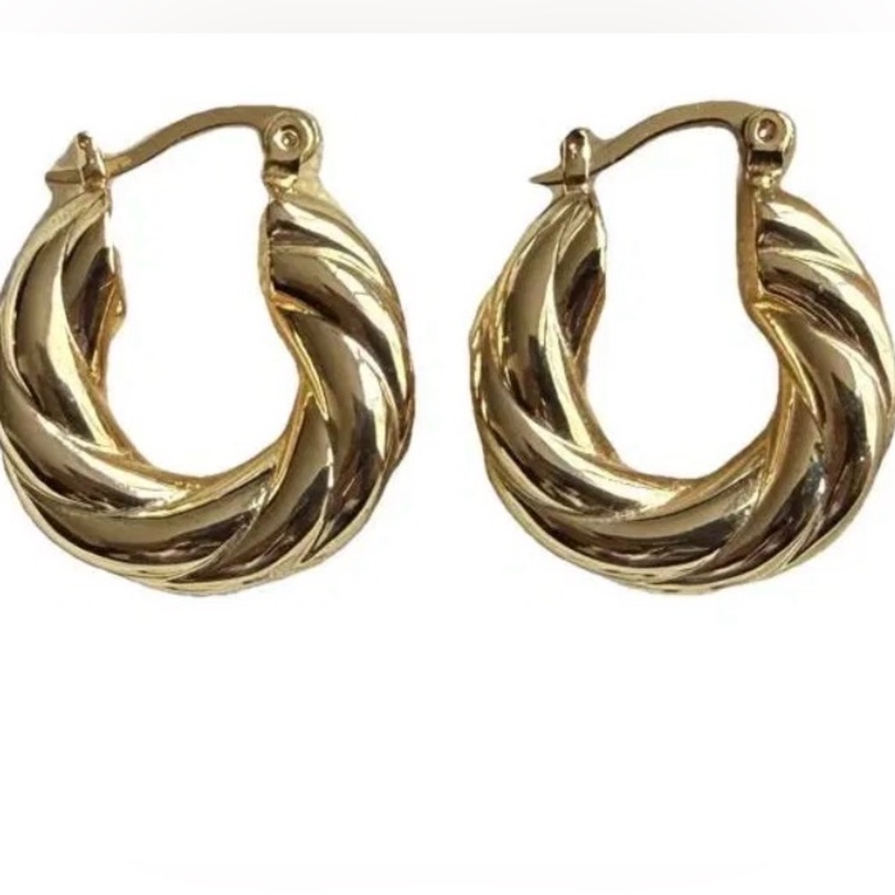 🆕 Celine Braided Hoop Earrings ✨